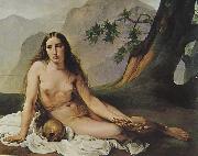 Francesco Hayez Bubende Maria Magdalena France oil painting artist